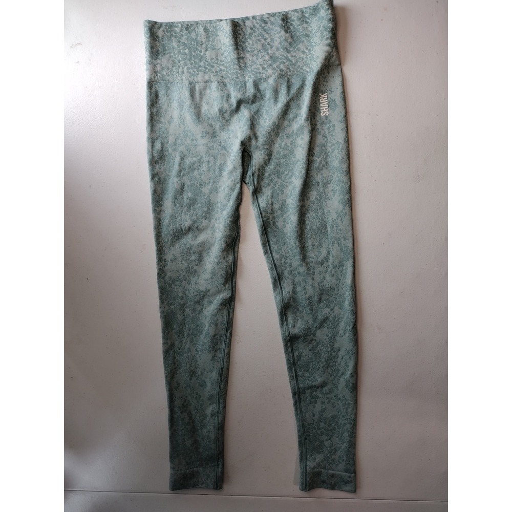 Gymshark‎ Adapt Animal Seamless Leggings Sage Green Animal Print Small